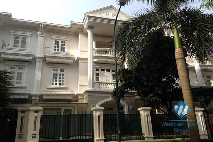 Charming villa 2-C5 Ciputra in Westlake area, Tay Ho, Hanoi for rent with 5 bedrooms
